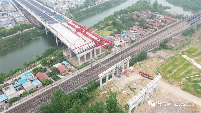 宿州市銀河路一路上跨京滬鐵路立交橋路基、給排水、河道整治工程