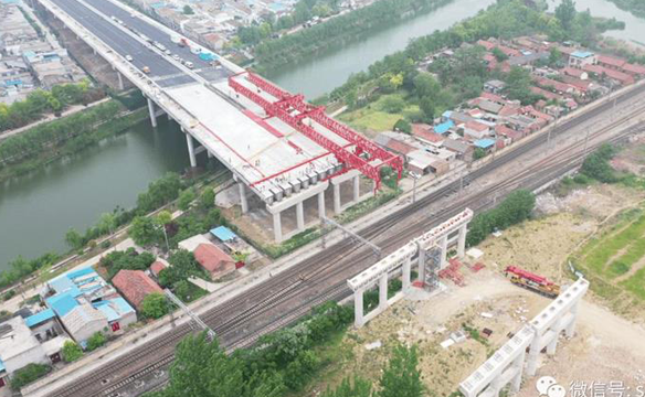 宿州市銀河路一路上跨京滬鐵路立交橋路基、給排水、河道整治工程